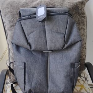 Phantom Grey Waterproof Backpack With Lock And Laptop Storage